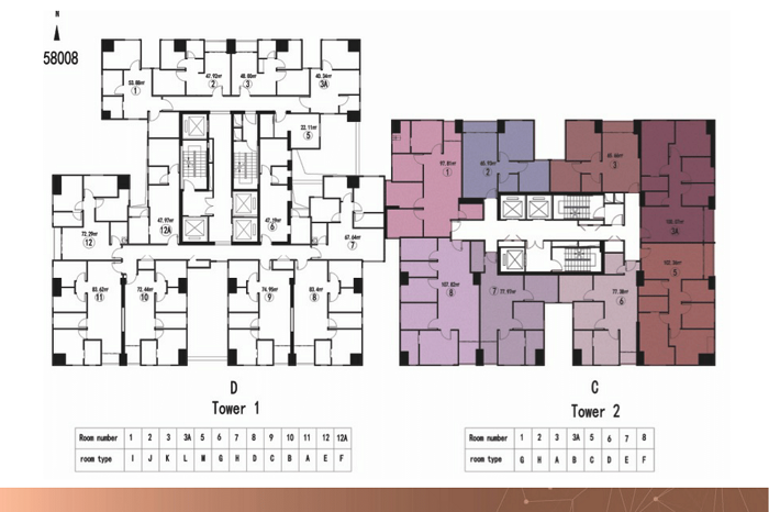 lay out design tower C meikarta