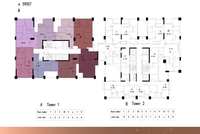 apartemen meikarta lay out tower A lengkap