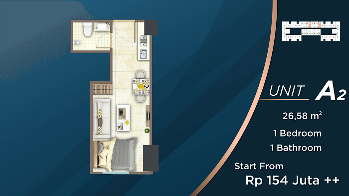 studio tower T variasi unit